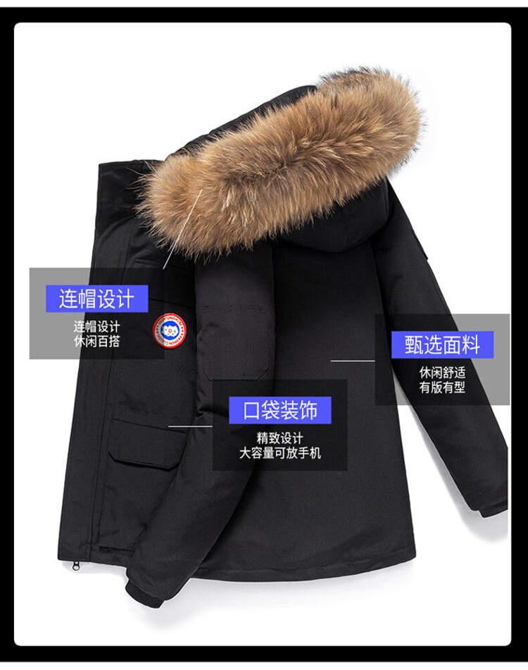 【优质白鸭绒】冬季大鹅同款白鸭绒羽绒服(图2)