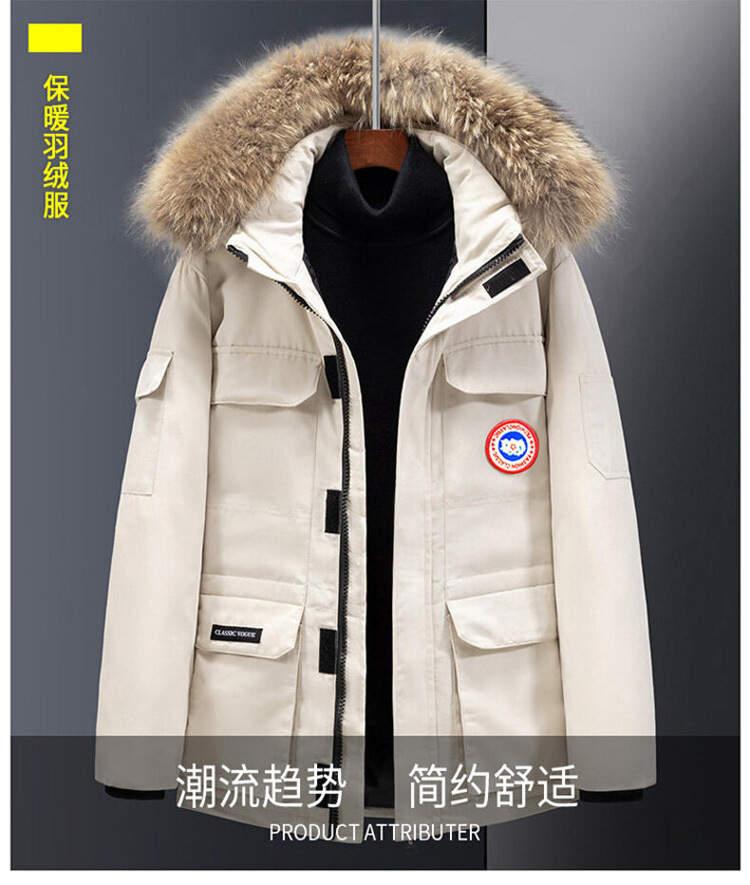 【优质白鸭绒】冬季大鹅同款白鸭绒羽绒服(图1)