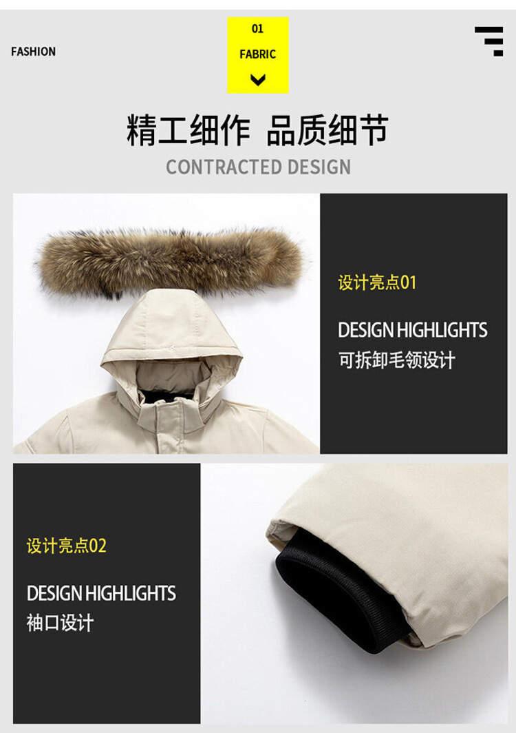 【优质白鸭绒】冬季大鹅同款白鸭绒羽绒服(图14)