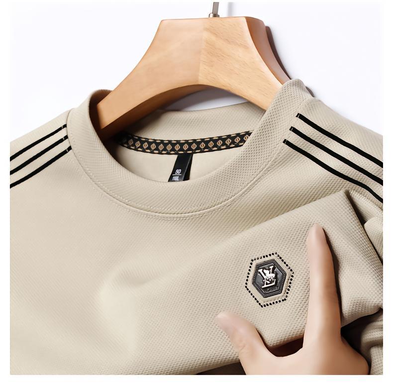 【买一送一】秋季新款长袖卫衣男士t恤潮牌圆领套头打底衫休闲男装(图18)