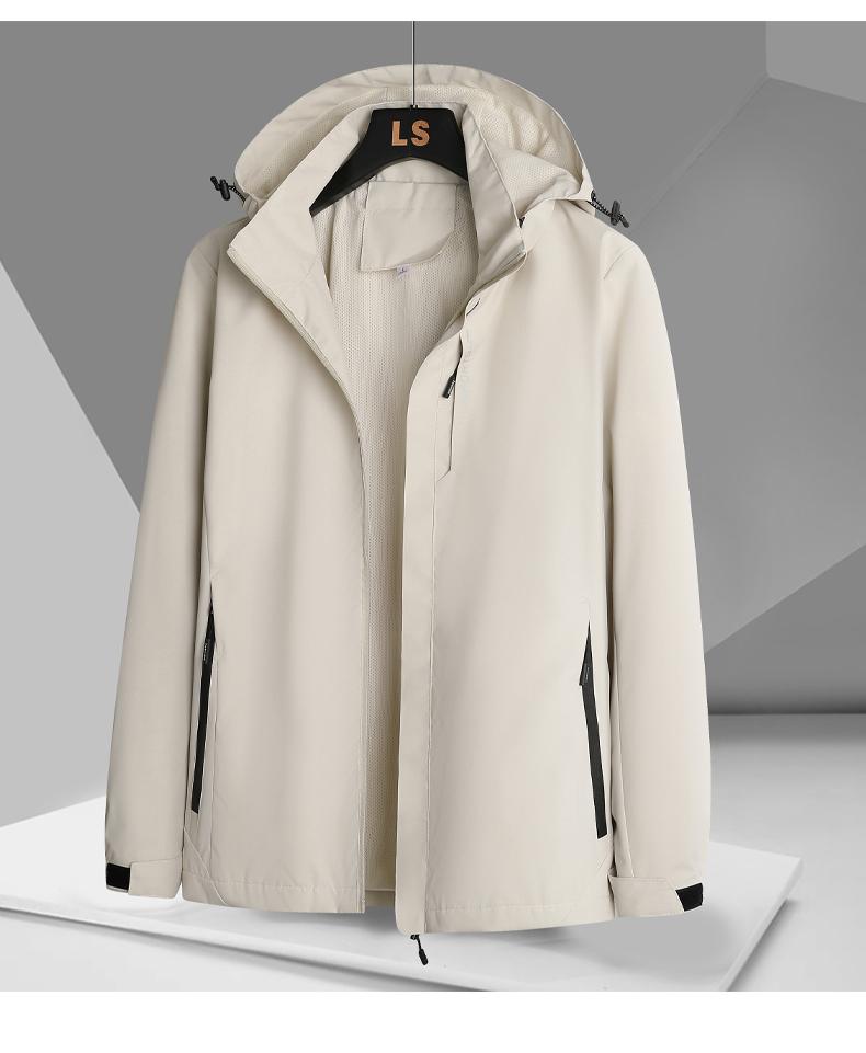 【高支防水】秋季男女同款可拆卸冲锋衣外套(图13)