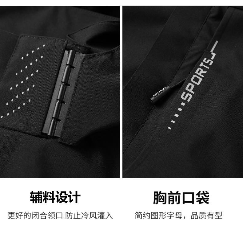 【高支防水】秋季男女同款可拆卸冲锋衣外套(图18)