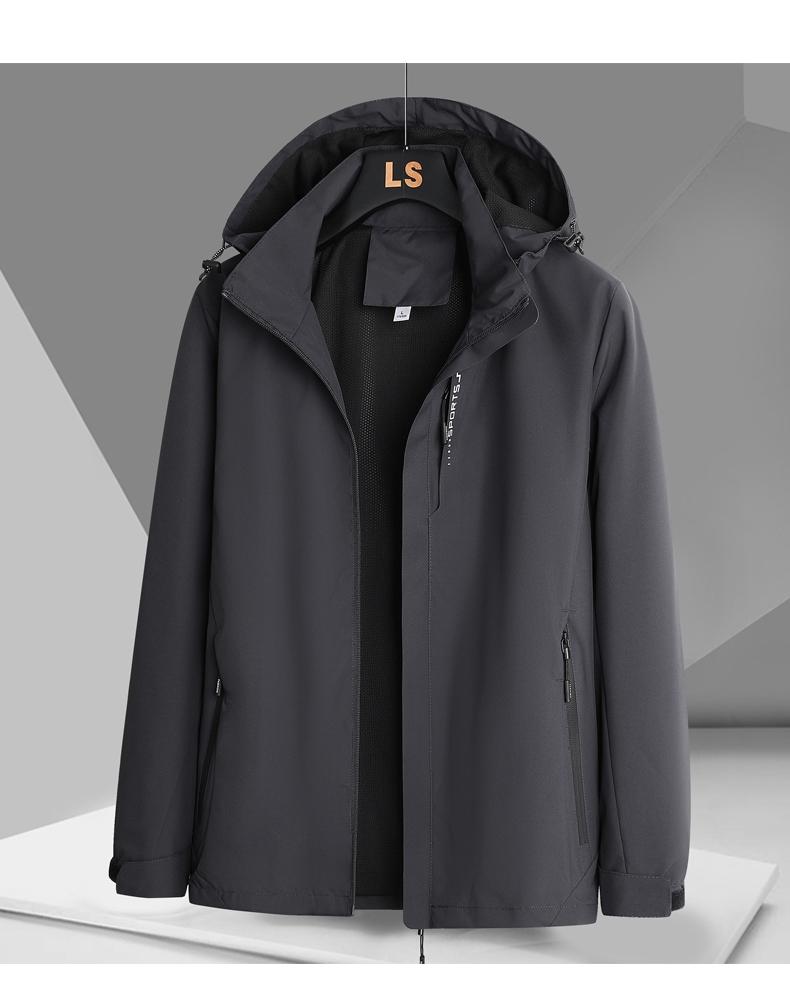 【高支防水】秋季男女同款可拆卸冲锋衣外套(图16)