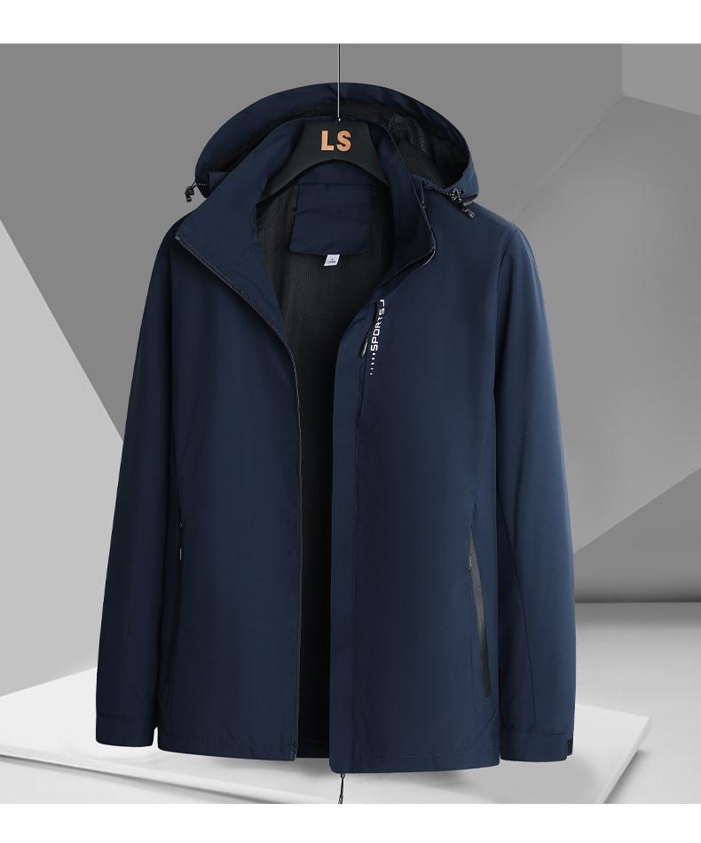 【高支防水】秋季男女同款可拆卸冲锋衣外套(图14)