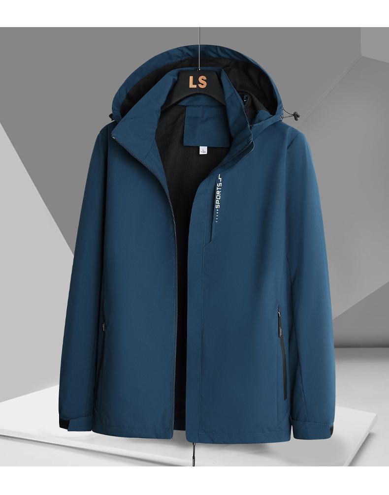 【高支防水】秋季男女同款可拆卸冲锋衣外套(图15)