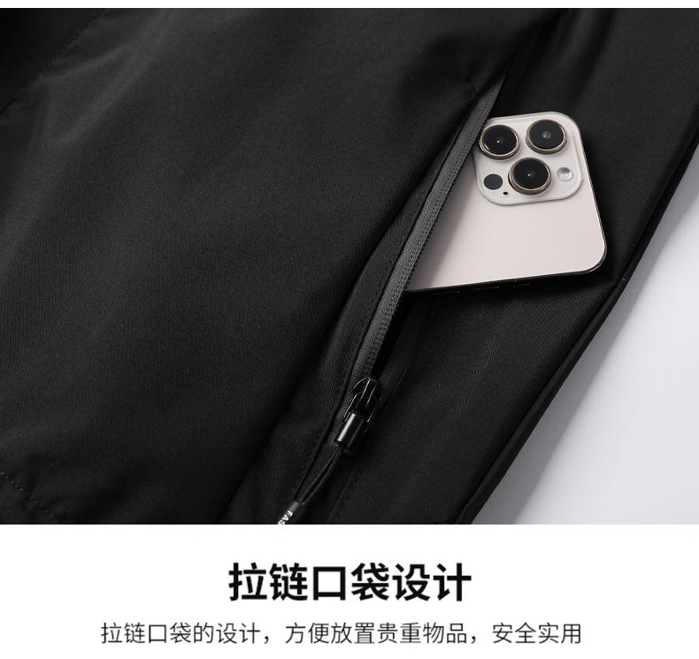 【高支防水】秋季男女同款可拆卸冲锋衣外套(图19)