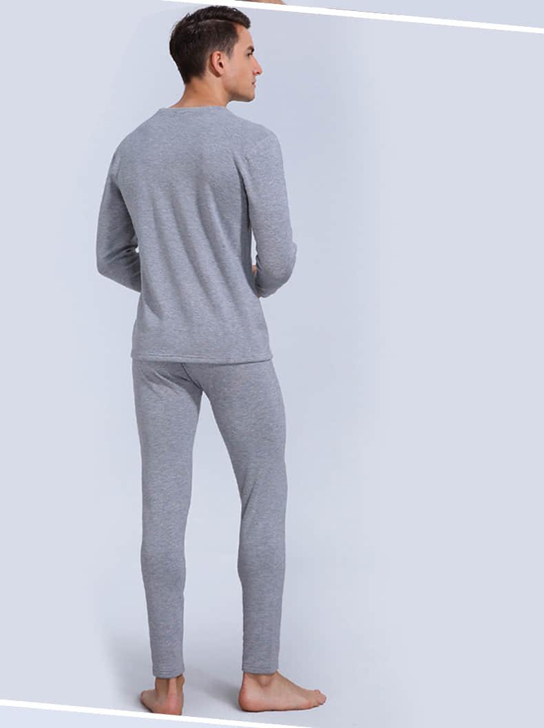 天鹅绒保暖衣男士套装(图8)