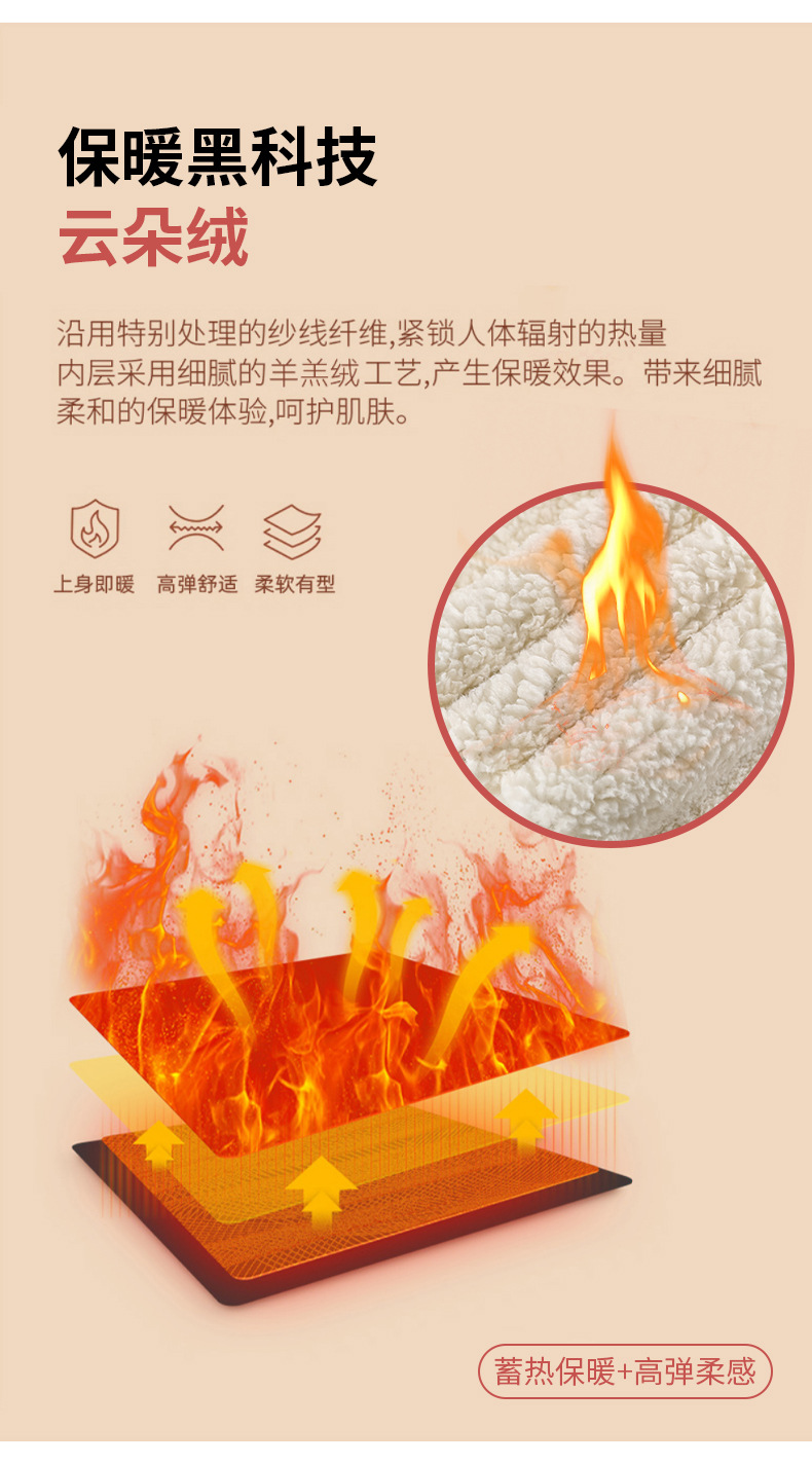 【抗寒-30℃】厚实棉密抗寒蓄热芭比裤特厚云朵绒紧实收腹立体塑性秋冬打底裤高回弹面料内置提臀带鲨鱼裤(图11)