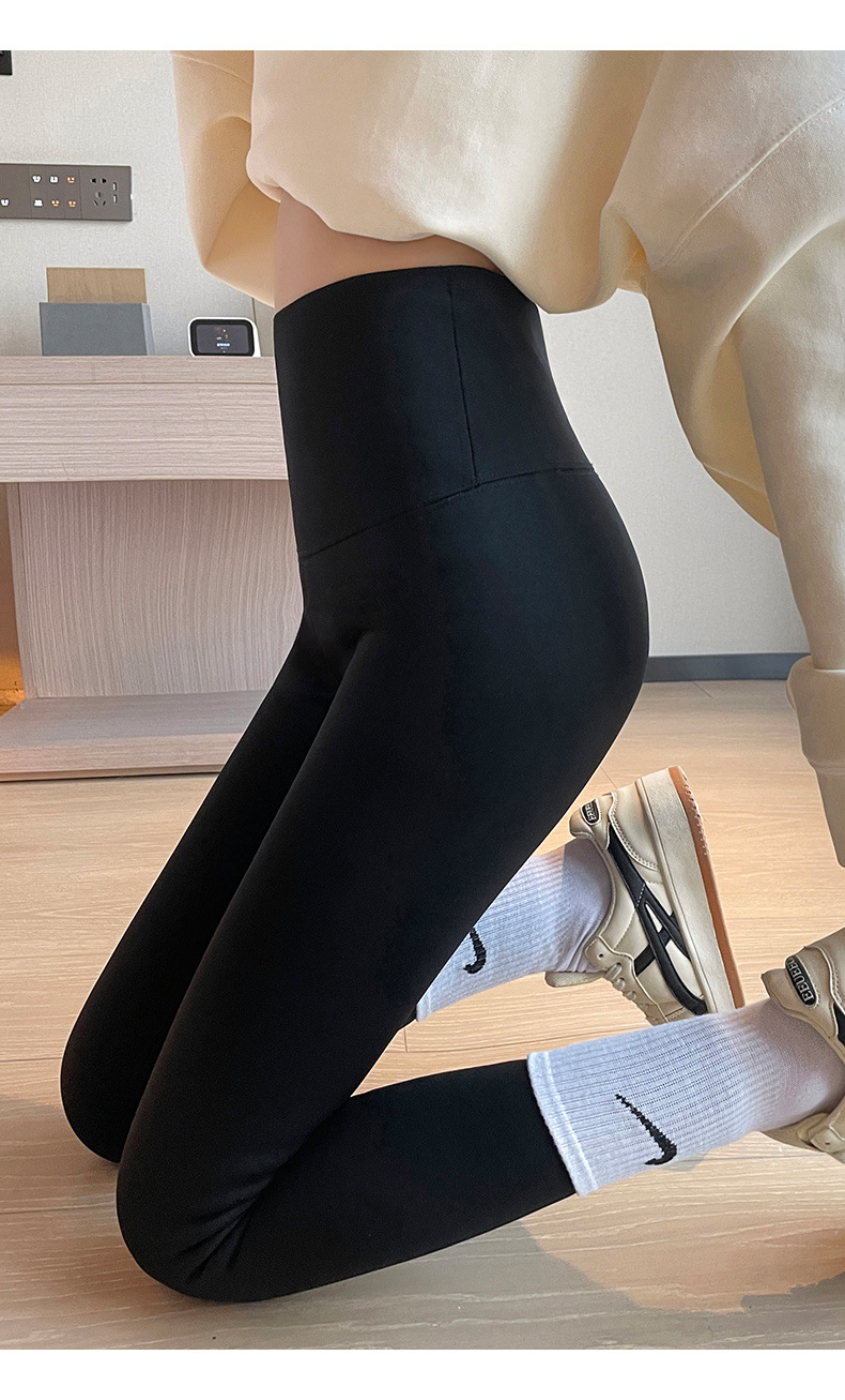 【抗寒-30℃】厚实棉密抗寒蓄热芭比裤特厚云朵绒紧实收腹立体塑性秋冬打底裤高回弹面料内置提臀带鲨鱼裤(图22)