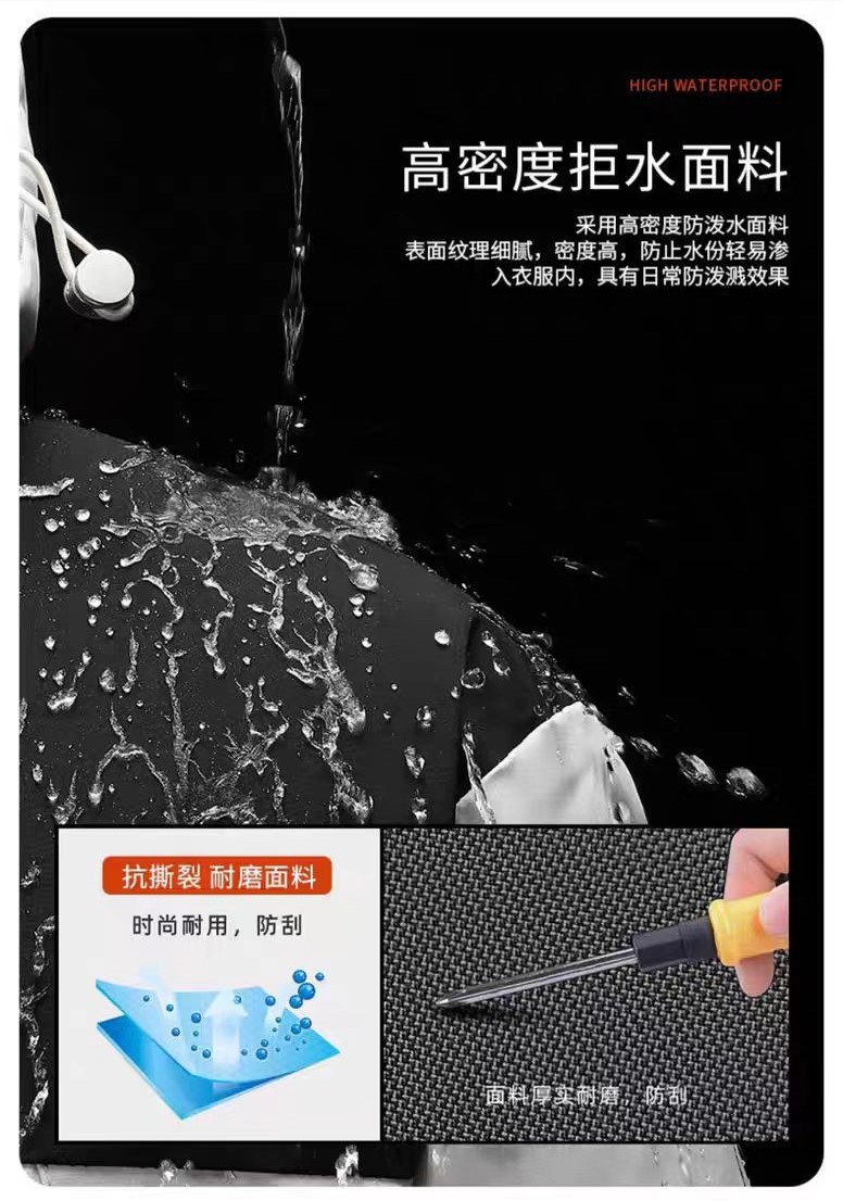 【防风拒水 速热循环】抗皱垂顺石墨烯加绒加厚棉服(图6)