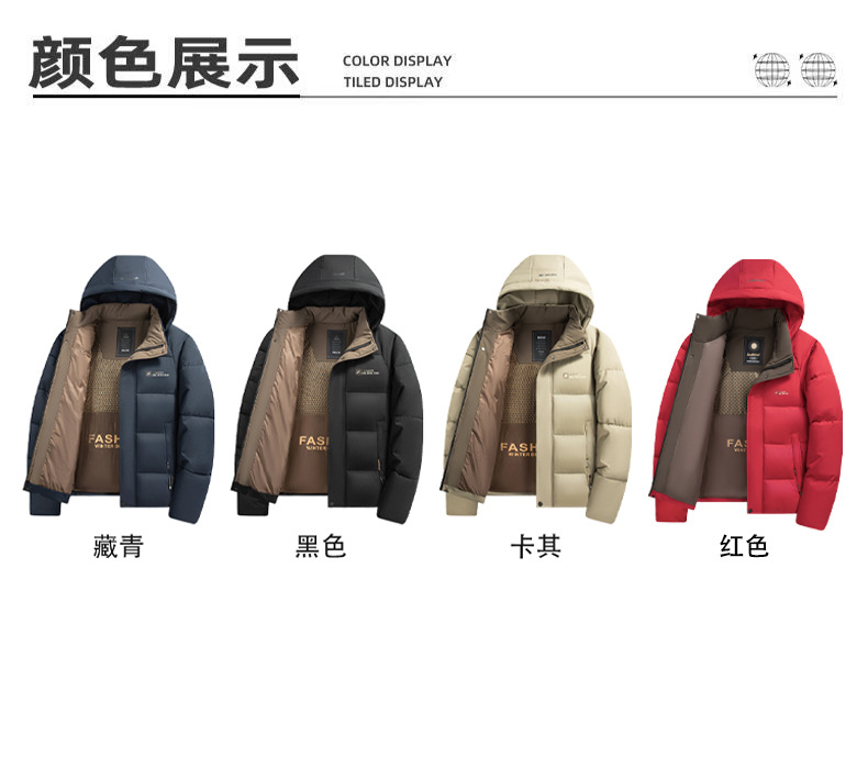 【防风拒水 速热循环】抗皱垂顺石墨烯加绒加厚棉服(图10)