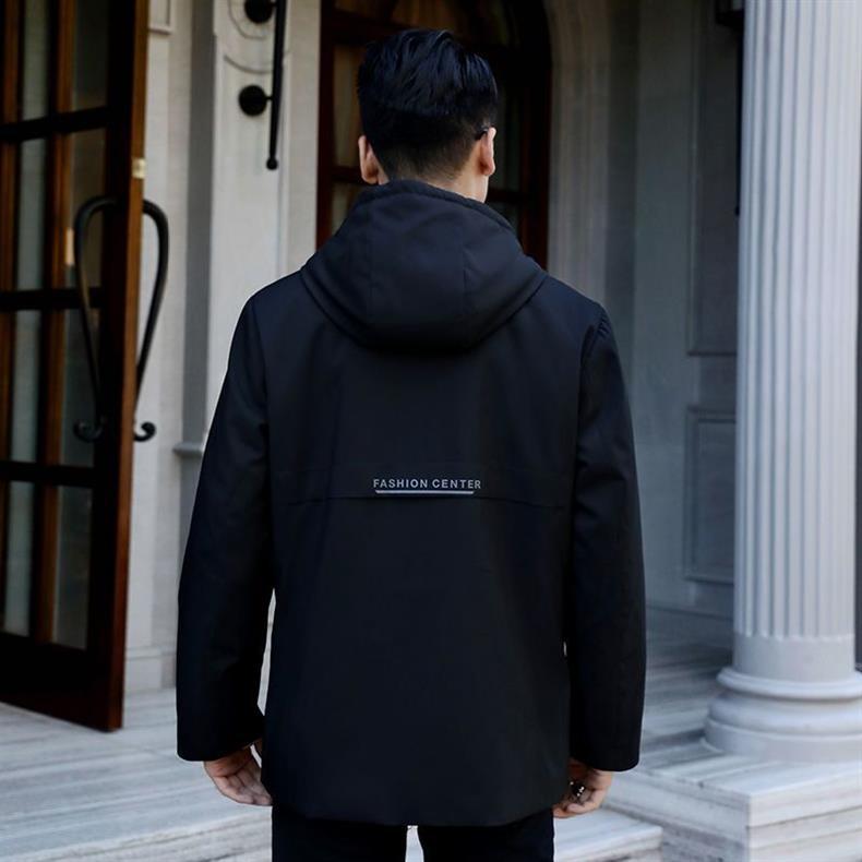 【甄选选材 亲肤柔软】2024冬季高档黄金内胆可拆卸中长款新款派克服男士保暖休闲外套(图10)