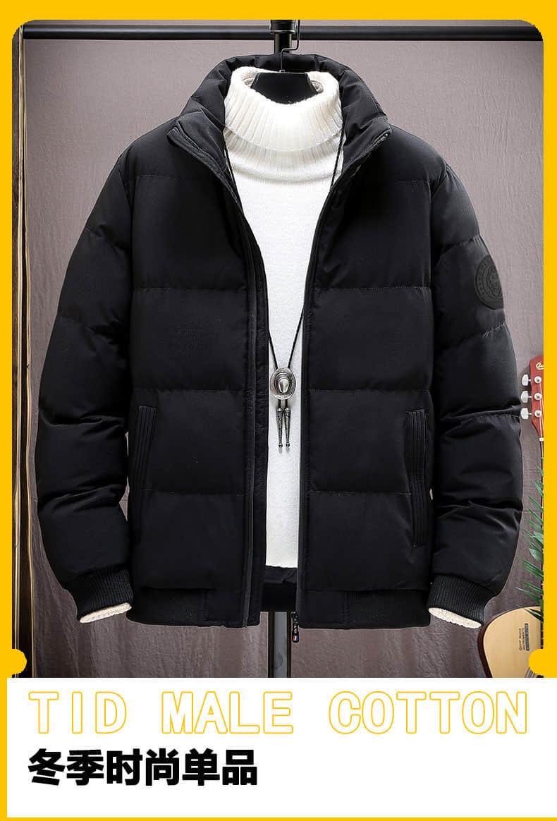 冬季加厚保暖棉服外套(图2)