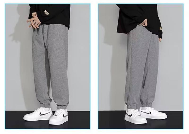 【亲肤透气】夏季休闲运动宽松束脚裤(图9)