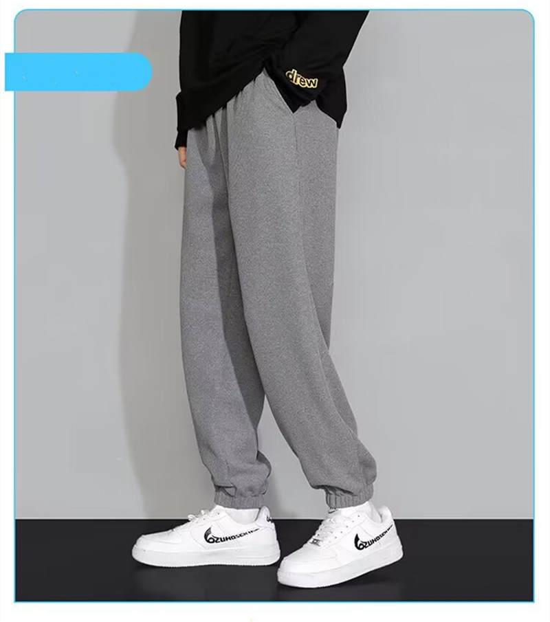 【亲肤透气】夏季休闲运动宽松束脚裤(图8)